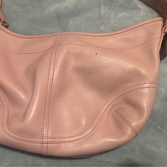 Coach Soho Pink Leather Hobo Bag - Picture 4 of 10